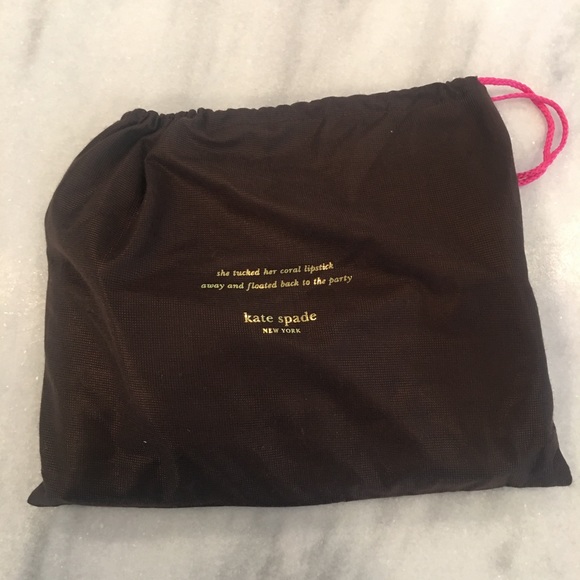 Striped Kate Spade Clutch with strap - Picture 7 of 8